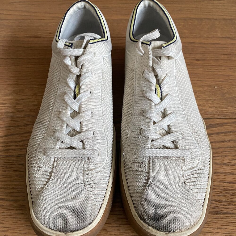 Rothy's The Lace up Sneaker in Vanilla Size 10
